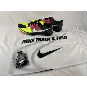 Nike ZoomX Dragonfly XC Volt Men 8.5 Black Zoom Track Field Shoes DX7992-700